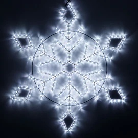 Фото #1 товара Фигура светодиодная ARD-SNOWFLAKE-M9-900x900-360LED White (230V, 22W) (Ardecoled, IP65)