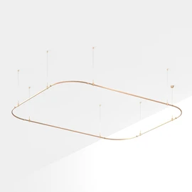 Фото #1 товара Основание ART-APRIORI-RECTANGLE-SOFT-HANG-4500x3500 (GD) (Arlight, IP20 Металл, 3 года)