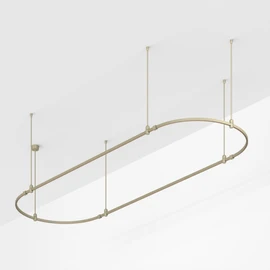 Фото #1 товара Основание ART-APRIORI-OVAL-ROD-800-3000x1000 (OG) (Arlight, IP20 Металл, 3 года)