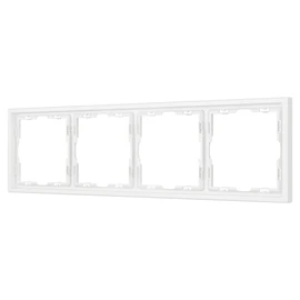Фото #1 товара Рамка пластиковая FRM-NOBE-SFPL-4-WH (Arlight, Белый кварц)