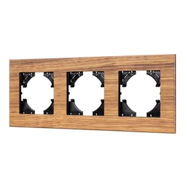 Фото #1 товара Рамка из натурального дерева FRM-XSILO-WD-3-SNL (Arlight, -)