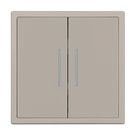 Фото #1 товара Механизм звонкового выключателя двухклавишный LED SWT-NOBE-MKR2-SFPL-L-CA (230V, 10A) (Arlight, Кашемир)