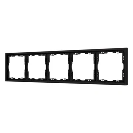 Фото #1 товара Рамка пластиковая FRM-NOBE-SFPL-5-BK (Arlight, Черный оникс)