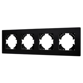 Фото #1 товара Рамка пластиковая FRM-PERIO-PL-4-BK (Arlight, -)