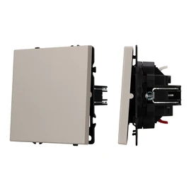 Фото #1 товара Механизм выключателя одноклавишный проходной SWT-NOBE-MKP1-SFPL-CA (230V, 10A) (Arlight, Кашемир)