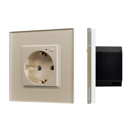 Фото #1 товара Розетка электрическая с Zigbee управлением SCT-OMALI-EUZB1-PL-GD (240V, 16A, Zigbee) (Arlight, -)