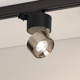 Фото #1 товара Светильник SP-PLURIO-TRACK-4TR-R77-9W Day4000 (BK-NI, 36 deg, 230V) (Arlight, IP20 Металл, 3 года)