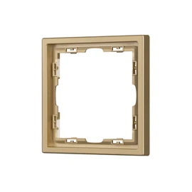 Фото #1 товара Рамка пластиковая FRM-NOBE-SFPL-1-GD (Arlight, Золотой песок)