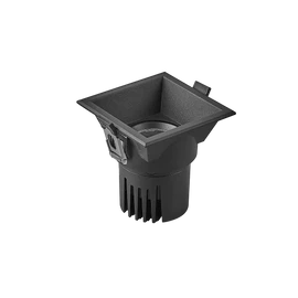 Фото #1 товара Светильник MS-FLOW-BUILT-S85x85-12W Warm3000 (BK, 15 deg, 230V) (Arlight, IP20 Металл, 5 лет)