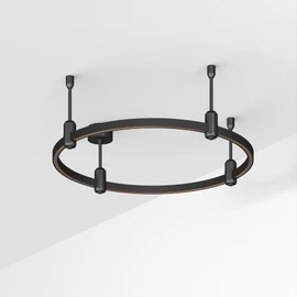 Фото #1 товара Основание ART-APRIORI-ROUND-ROD-200-R600 (BK) (Arlight, IP20 Металл, 3 года)