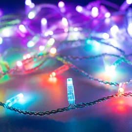 Фото #1 товара Светодиодная гирлянда ARD-STRING-CLASSIC-10000-CLEAR-95LED-LIVE RGBW-DMX (24V, 10W) (Ardecoled, IP65)