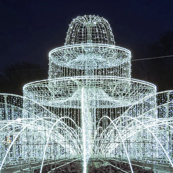 Фото #5 товара Светодиодная гирлянда ARD-STRING-CLASSIC-10000-WHITE-100LED-FLASH WHITE (230V, 7W) (Ardecoled, IP65)