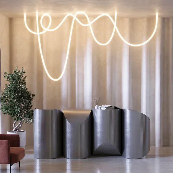 Фото #4 товара Светодиодная лента герметичная MOONLIGHT-TOP-A336-D30mm 24V Day4000 (14.4 W/m, IP65, 5m, wire x1) (Arlight, Вывод прямой, 3 года)