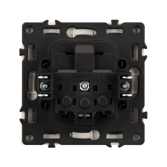 Фото #3 товара Механизм розетки влагозащищённый SCT-NOBE-MCP-SFPL-IS (230V, 16A) (Arlight, Никель)