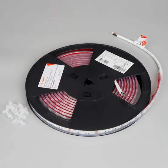 Фото #5 товара Светодиодная лента герметичная RTW-PS-B60-12mm 12V RGB (14.4 W/m, IP67, 5060, 5m) (Arlight, 14.4 Вт/м, IP67)