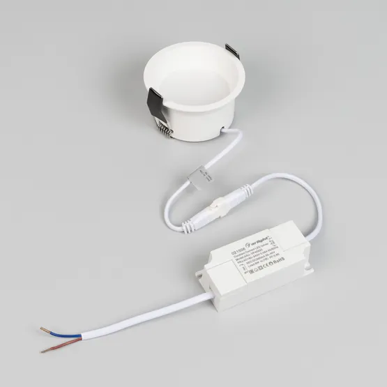 Фото #5 товара Светильник MS-BREEZE-BUILT-R82-9W Warm2700 (WH, 85 deg, 230V) (Arlight, IP20 Металл, 5 лет)