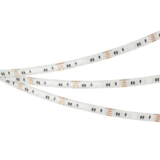 Фото #2 товара Светодиодная лента герметичная RTW-SE-A120-8mm 24V RGB (12 W/m, IP65, 2835, 5m) (Arlight, 5 лет)