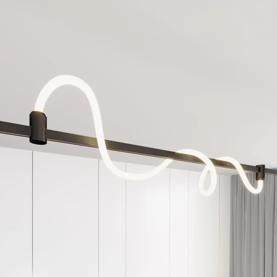 Фото #3 товара Светильник ART-APRIORI-TUBE-ELASTIC-R38-L3000-36W Warm3000 (BK, 360 deg, 48V) (Arlight, IP20 Металл, (Arlight, IP20 Металл, 3 года)