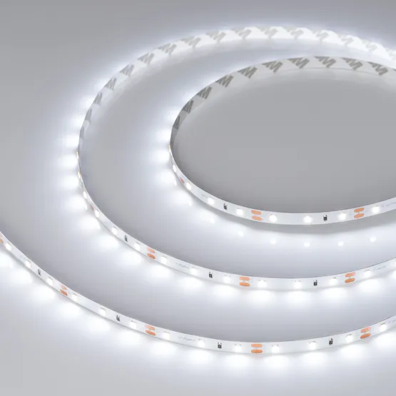 Фото #1 товара Светодиодная лента RT-A60-8mm 12V White6000 (2 W/m, IP20, 2835, 5m) (Arlight, -)