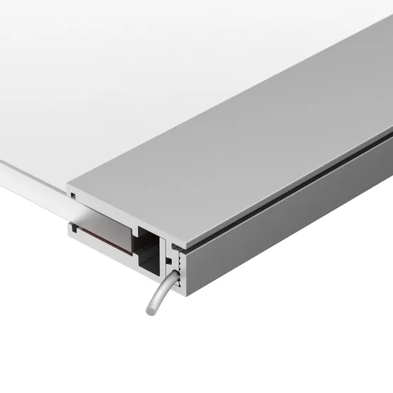 Фото #2 товара Профиль KLUS-GLASS-56-2000 ANOD (Arlight, Алюминий)