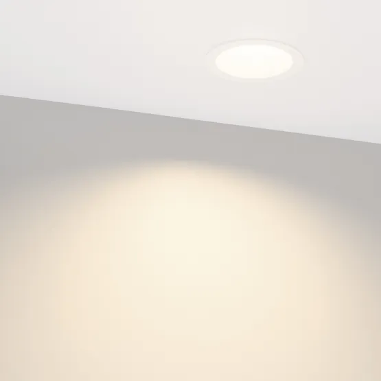 Фото #2 товара Светильник MS-DROP-BUILT-R84-8W Day4000 (WH, 85 deg, 230V) (Arlight, IP54 Металл, 5 лет)