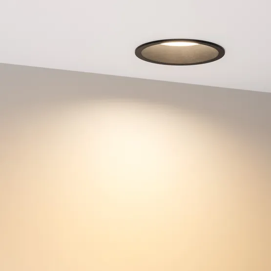 Фото #3 товара Светильник MS-BREEZE-BUILT-R104-12W Warm2700 (BK, 85 deg, 230V) (Arlight, IP20 Металл, 5 лет)