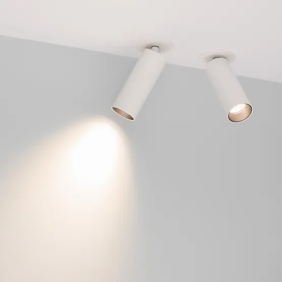 Фото #4 товара Светильник SP-NUANCE-BUILT-FLAP-R35-7W Warm3000 (WH, 36 deg, 230V) (Arlight, IP40 Металл, 5 лет)