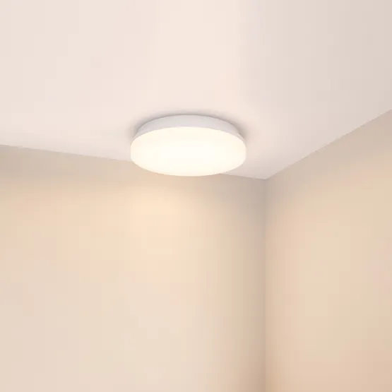 Фото #3 товара Светильник CL-BOUWER-R300-21W Day4000-MIX (WH, 110 deg, 230V, TRIAC) (Arlight, IP54 Пластик, 5 лет)