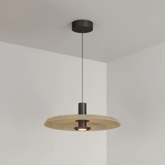 Фото #7 товара Светильник SP-KOTARO-R450-12W Warm3000 (BG-BG, 36 deg, 230V, TRIAC) (Arlight, IP20)