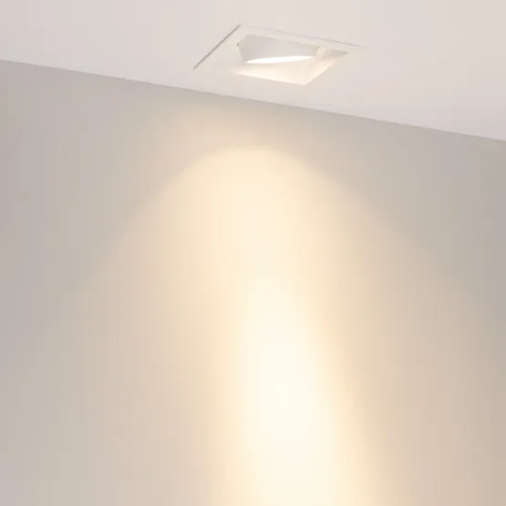 Фото #5 товара Светильник MS-VORTEX-BUILT-S140x140-30W Warm3000 (WH-WH, 17 deg, 230V) (Arlight, IP20 Металл, 5 лет)