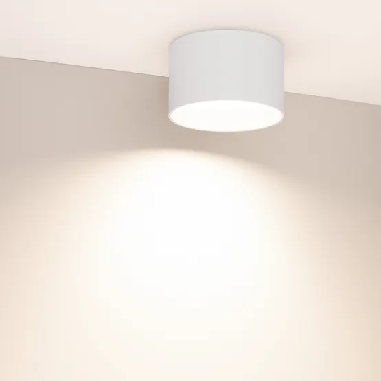 Фото #3 товара Светильник SP-BISCOTTO-R140-15W Warm3300-MIX (WH, 80 deg, 230V) (Arlight, IP54 Металл, 5 лет)