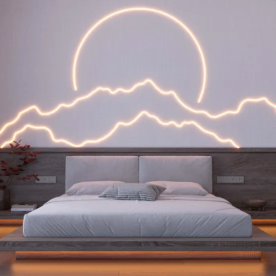 Фото #5 товара Светодиодная лента герметичная LUNA-X960-D8mm 24V Day5000 (8 W/m, IP65, 360deg, 5m) (Arlight, CRI>90)