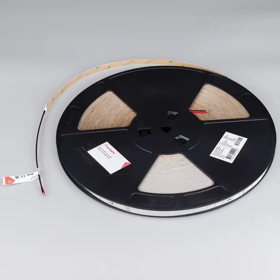 Фото #2 товара Светодиодная лента IC-A78-10mm 48V Warm3000 (4 W/m, IP20, 2835, 50m) (Arlight, стабилизированная)