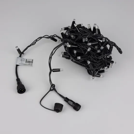 Фото #2 товара Светодиодная гирлянда ARD-STRING-CLASSIC-1000-BLACK-100LED-PULSE White (230V, 7W) (Ardecoled, IP65)