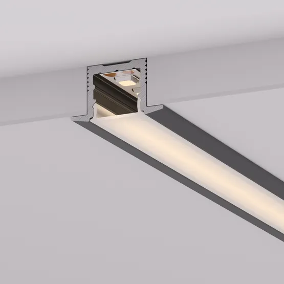 Фото #5 товара Профиль SL-SLIM-H13M-F25-2000 BLACK (Arlight, Алюминий)