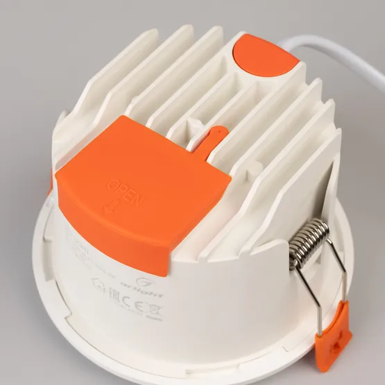 Фото #2 товара Светильник MS-ALORA-BUILT-R106-9W Day4000-MIX (WH, 40 deg, TRIAC) (Arlight, IP54 Пластик, 3 года)