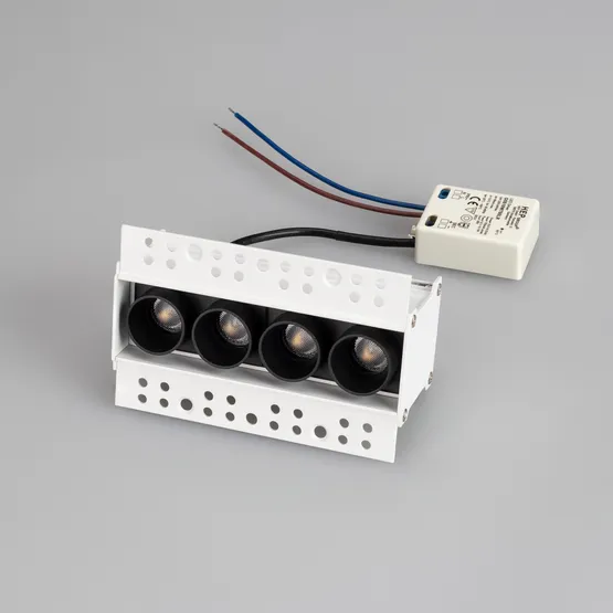 Фото #2 товара Светильник MS-ORIENT-BUILT-TRIMLESS-TC-S38x127-10W Day4000 (WH-BK, 30 deg, 230V) (Arlight, IP20 Металл, 5 лет)