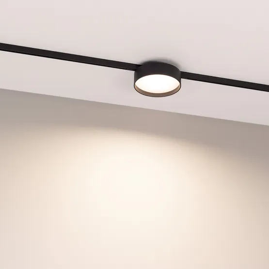 Фото #2 товара Светильник MAG-MICROCOSM-RONDO-R113-12W Warm3000 (BK, 100 deg, 24V) (Arlight, IP20 Металл, 3 года)