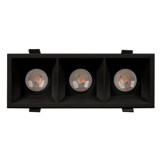 Фото #6 товара Светильник MS-FLOW-BUILT-S230x85-3x6W Warm3000 (BK, 15 deg, 230V) (Arlight, IP20 Металл, 5 лет)