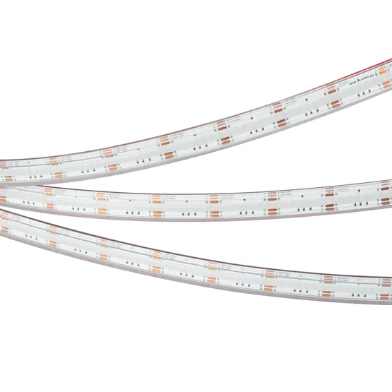 Фото #3 товара Светодиодная лента герметичная COB-PS-X840-12mm 24V RGB (16 W/m, IP67, CSP, 5m) (Arlight, -)