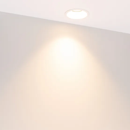 Фото #2 товара Светильник MS-FLOW-BUILT-R85-12W Warm3000 (WH, 55 deg, 230V) (Arlight, IP20 Металл, 5 лет)