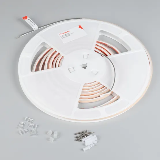 Фото #3 товара Светодиодная лента герметичная COB-PSW-X480-6mm 24V Day4000 (8 W/m, IP67, 5m) (Arlight, -)