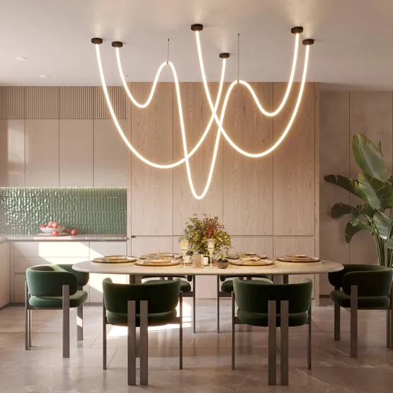 Фото #4 товара Светильник SP-TROPIC-SURFACE-R18-L10000-110W Day4000 (GD, 360 deg, 230V) (Arlight, IP20 Пластик, 3 года)