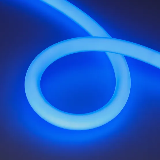 Фото #6 товара Светодиодная лента герметичная MOONLIGHT-BLACK-TOP-G280-D25mm 24V RGB 360deg (14.4 W/m, IP65, 3m, wire x1) (Arlight, Вывод прямой, 3 года)