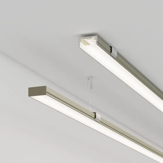 Фото #6 товара Профиль LINE-1708-2000 ANOD OLIVE GREY (Arlight, Алюминий)