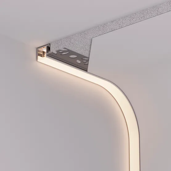 Фото #6 товара Профиль FANTOM-BENT-W12-TOP-EDGE-2000 ANOD (Arlight, Алюминий)