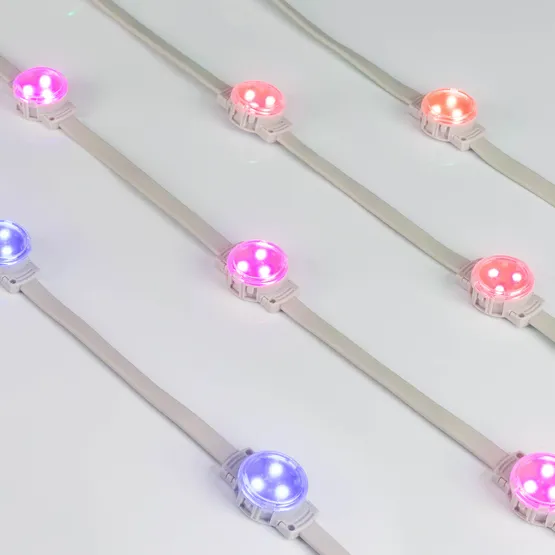 Фото #6 товара Модуль управляемый SPI-F3-D30 12V RGB-RAM-Auto (0.6W, IP68, 120 deg) (Arlight, Пластик, 3 года)