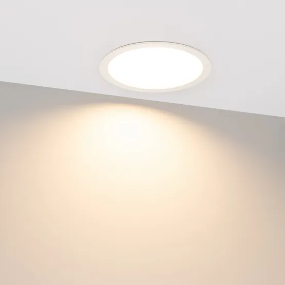 Фото #4 товара Светильник MS-DROP-BUILT-R158-30W Warm3000 (WH, 90 deg, 230V) (Arlight, IP54 Металл, 5 лет)