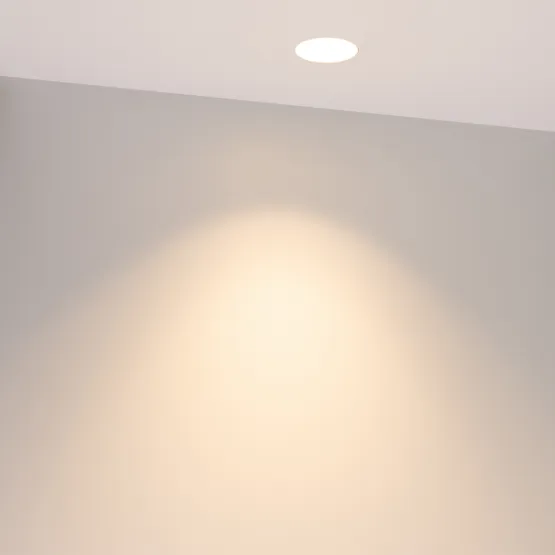 Фото #4 товара Светильник MS-ARADO-TRIMLESS-R65-9W Warm3000 (WH-WH, 55 deg, 230V) (Arlight, IP20 Металл, 5 лет)