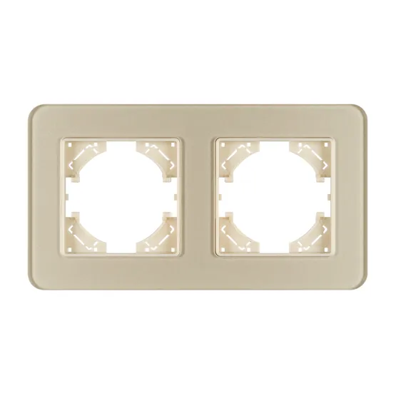 Фото #3 товара Рамка стеклянная FRM-OMALI-SFGS-2-GD (Arlight, -)